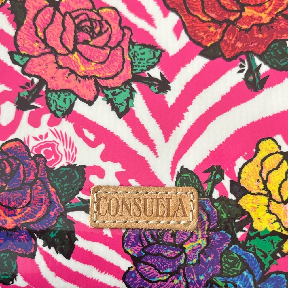 Consuela Pink Floral Crossbody Bag - Picture 5 of 11